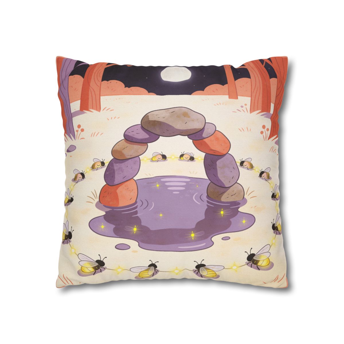 HD Firefly Stonecircle Square Polyester Pillow Cover — additional view