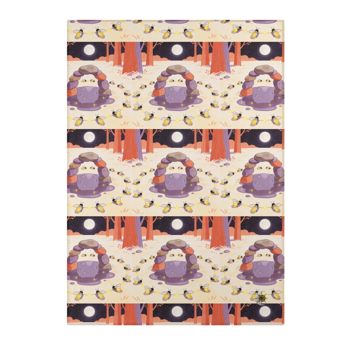 HD Firefly Stonecircle Polyester Chenille Area Rug — additional view