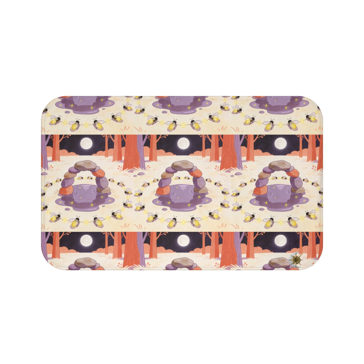 HD Firefly Stonecircle Memory-Foam Bath Mat