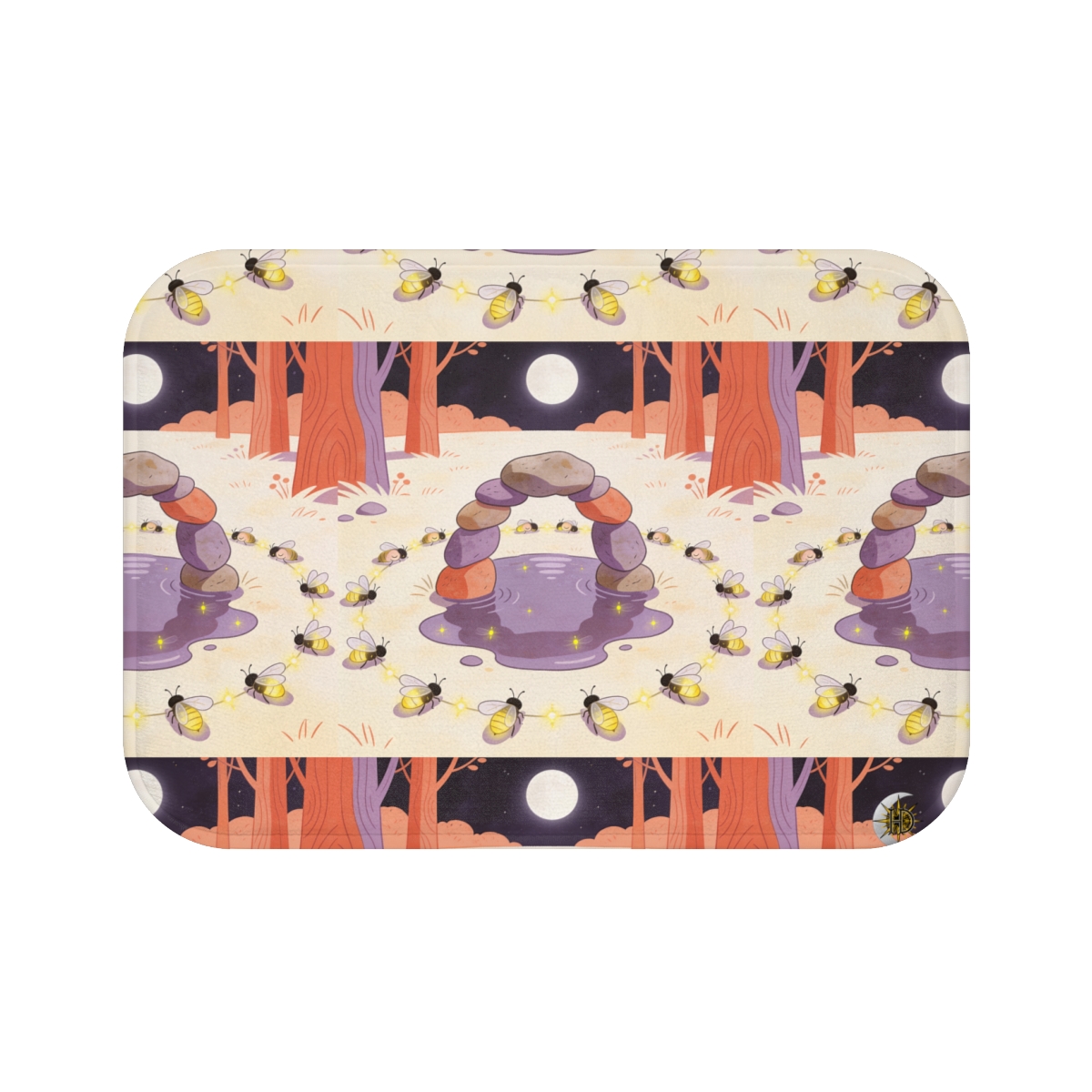 HD Firefly Stonecircle Memory-Foam Bath Mat — additional view