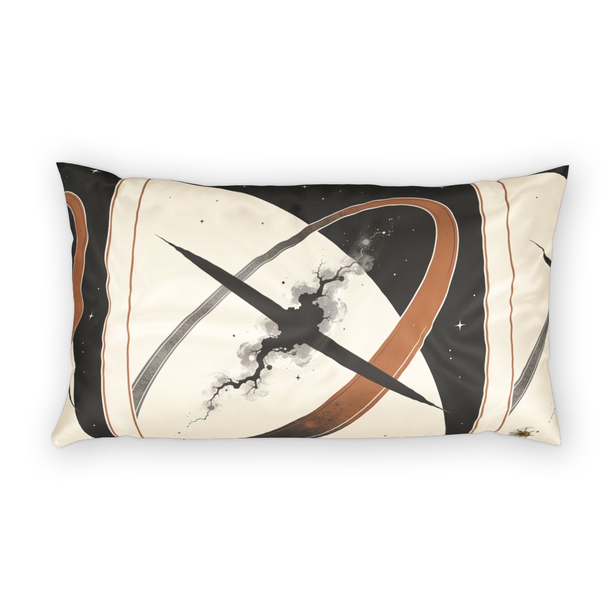 HD Obsidian Orbit 100% Cotton Pillow Sham — additional view