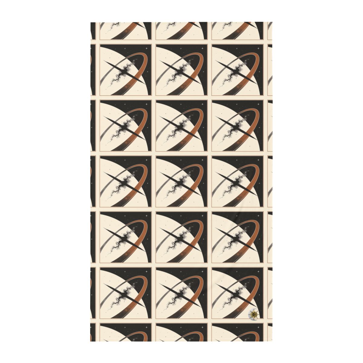 HD Obsidian Orbit Twin Jersey Flat Sheet
