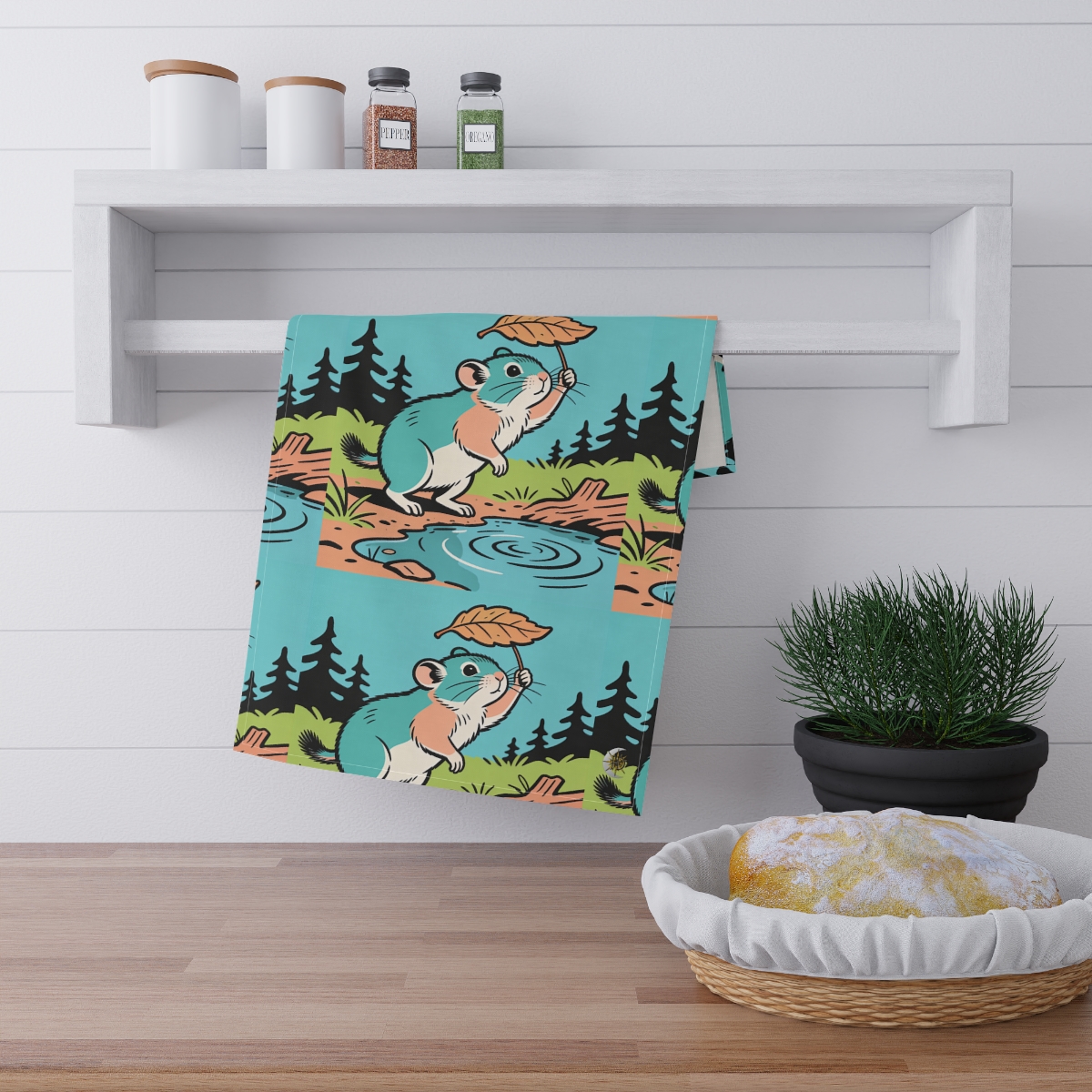 HD Leafshade Companion 100% Cotton Twill Tea Towel