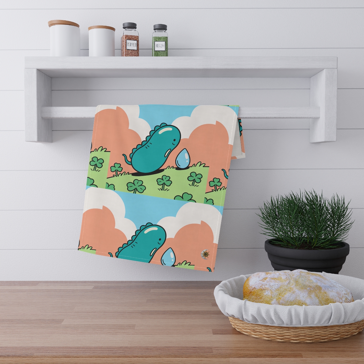 HD Dewdrop Dreamer 100% Cotton Twill Tea Towel