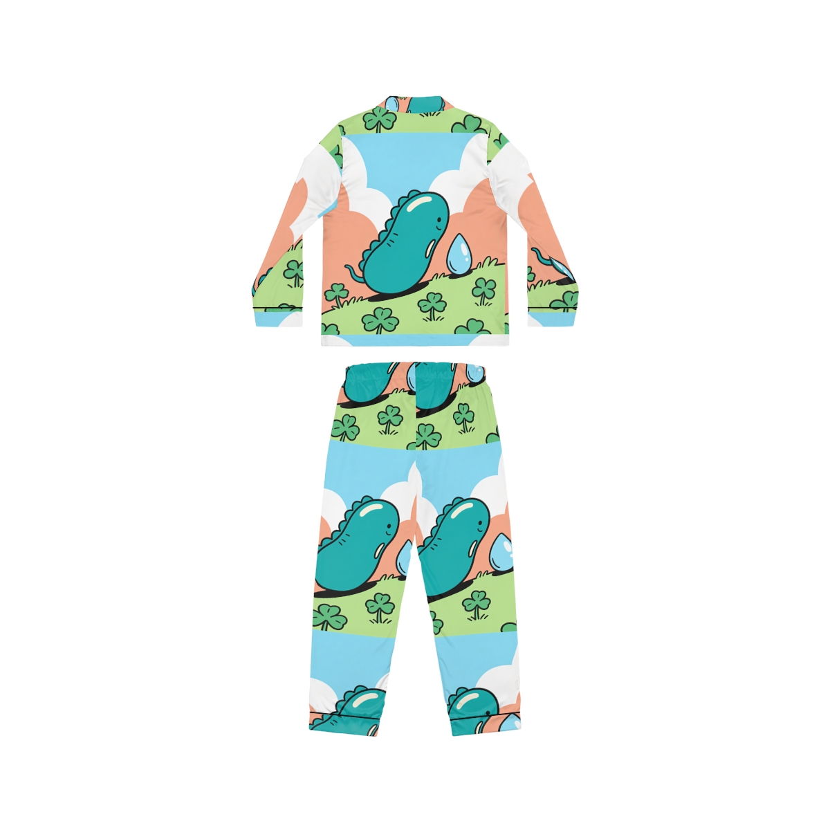 HD Dewdrop Dreamer Women’s Satin Pajama Set, other view.