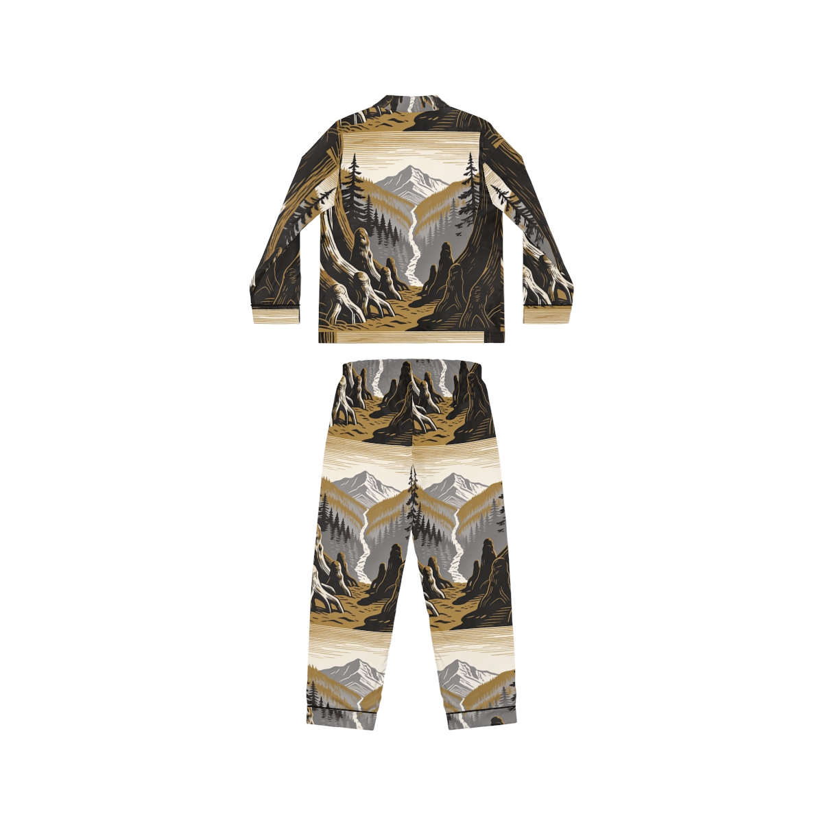 HD Cedarroot Vista Women’s Satin Pajama Set, other view.