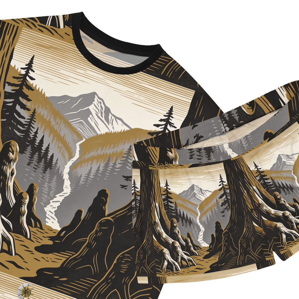 HD Cedarroot Vista Women’s Short Pajama Set, other view.
