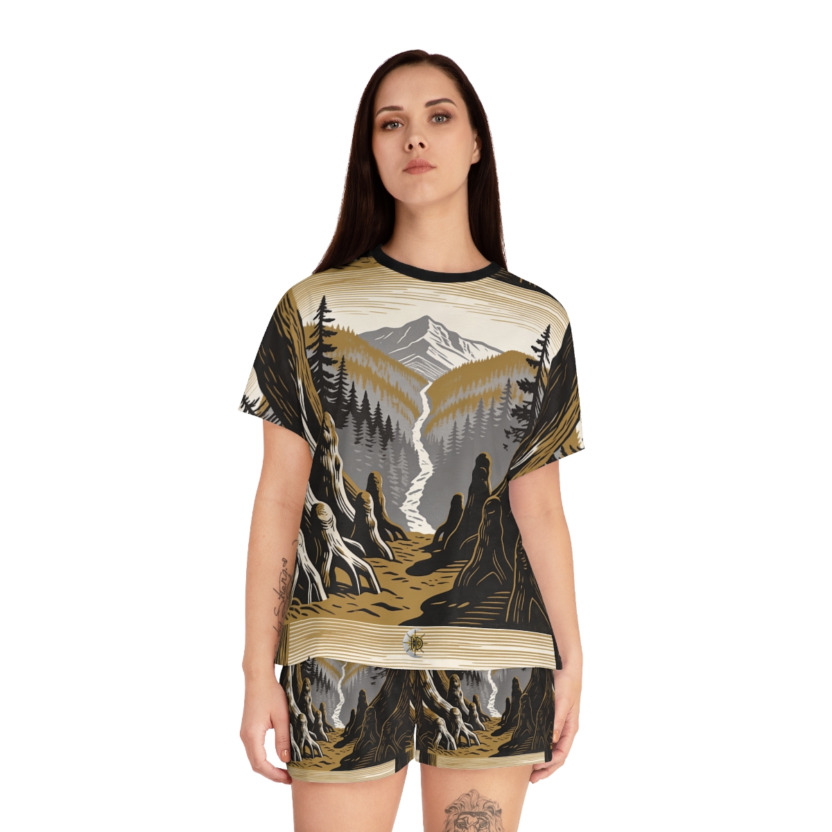 HD Cedarroot Vista Women’s Short Pajama Set, other view.