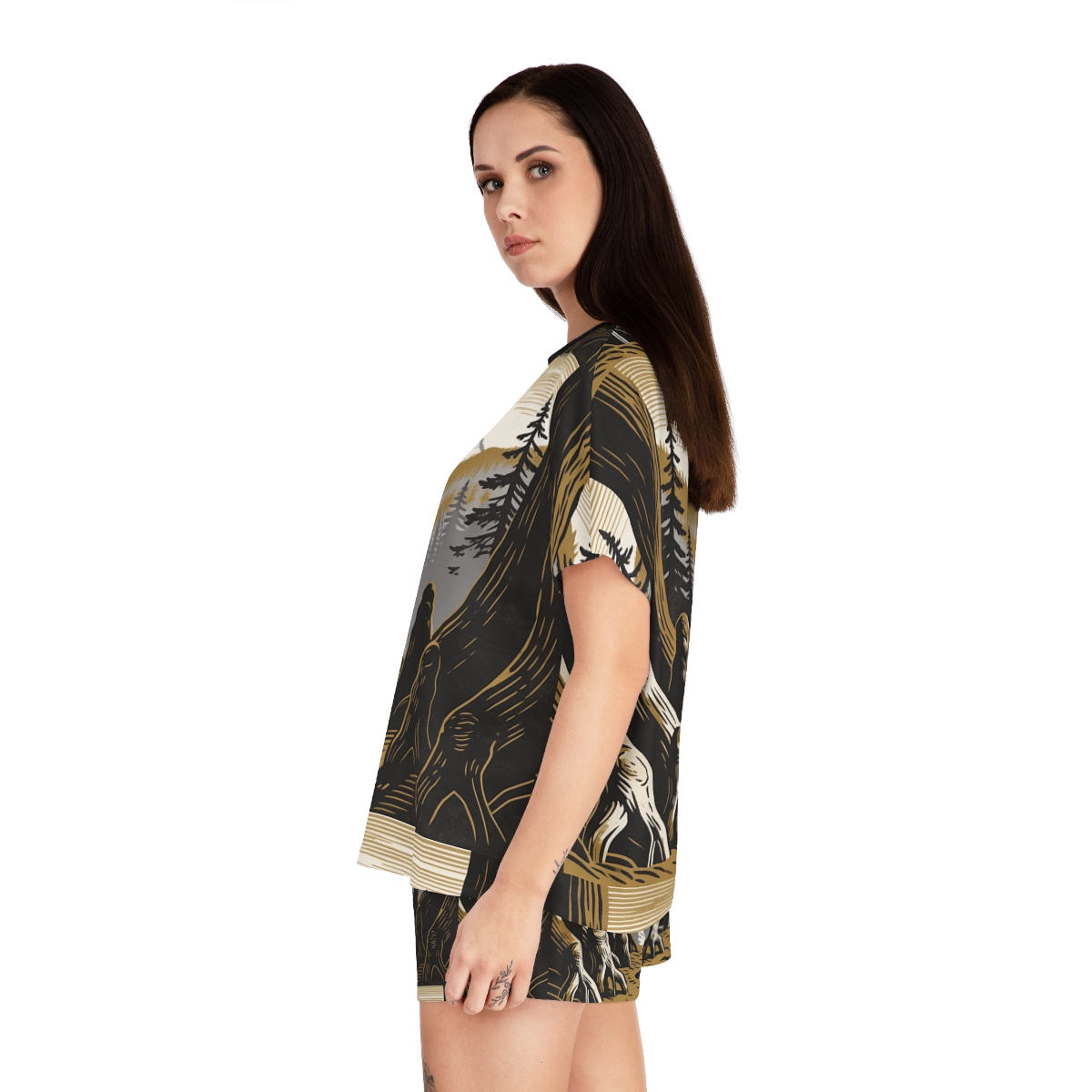 HD Cedarroot Vista Women’s Short Pajama Set, other view.