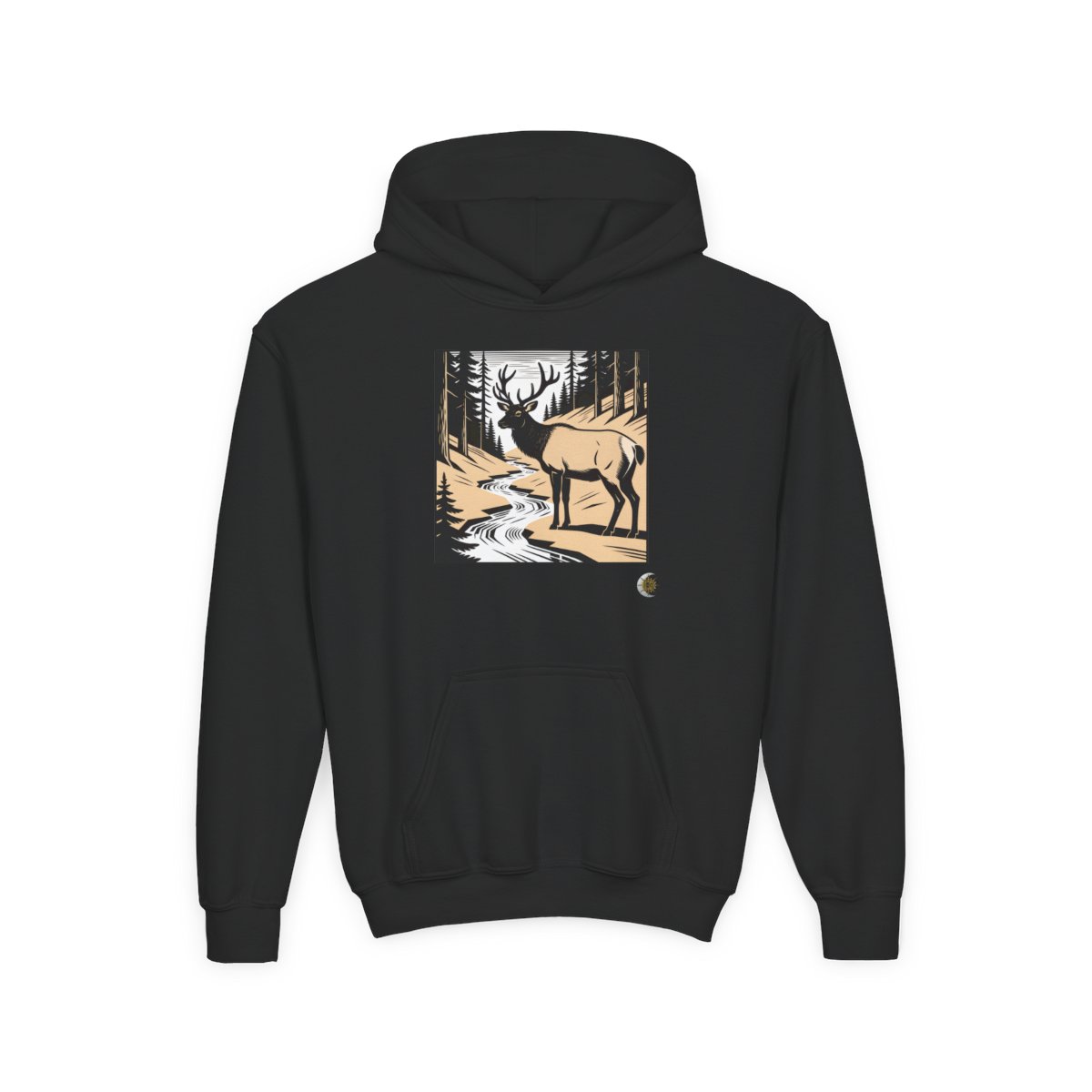HD Creekside Stag Youth Pullover Hoodie