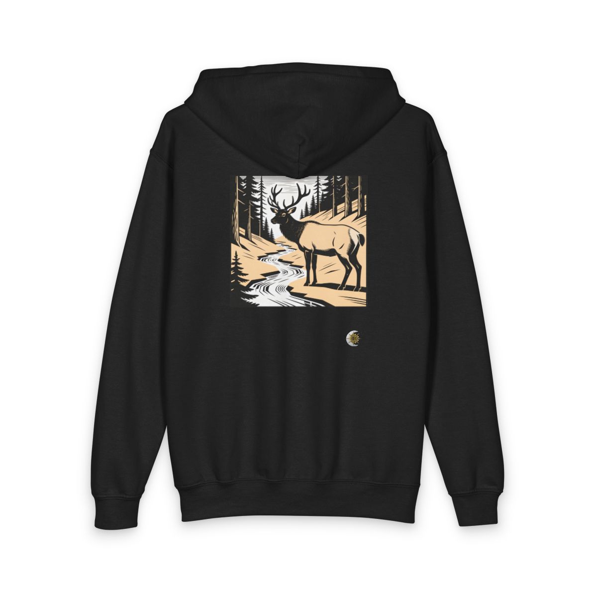 HD Creekside Stag Youth Zip Hoodie