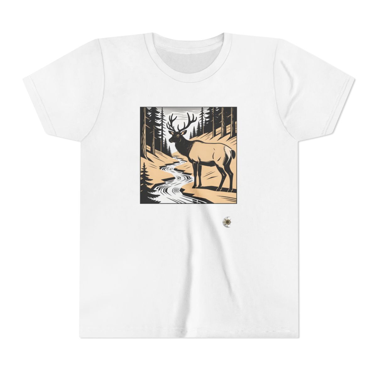 HD Creekside Stag Youth Short Sleeve Tee