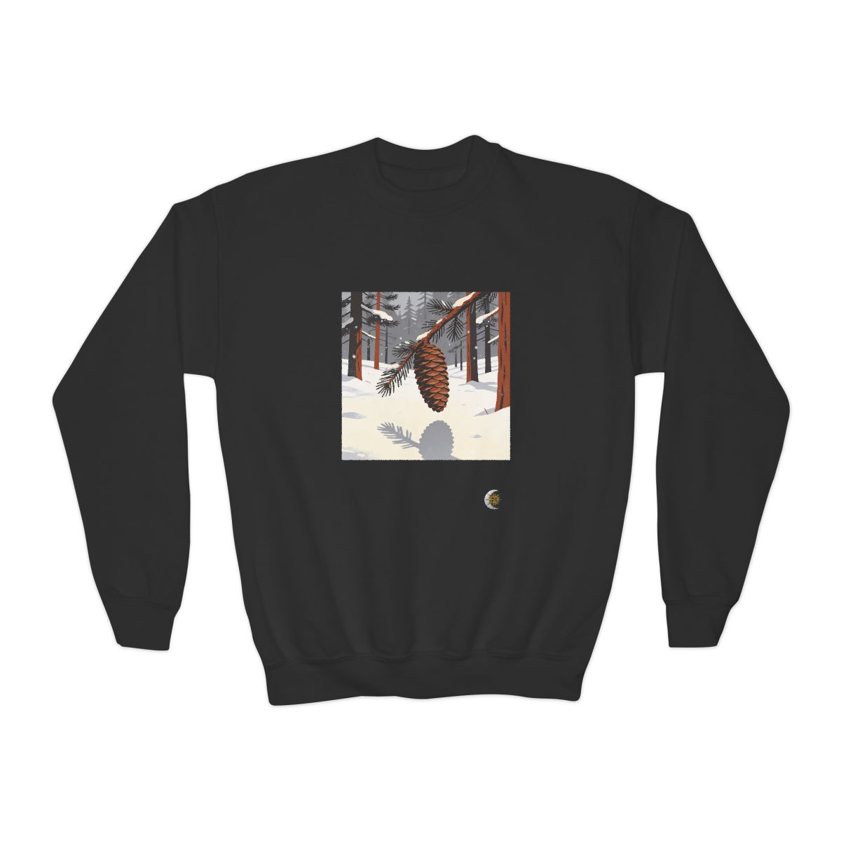 HD Winter Cone Youth Crewneck Sweatshirt