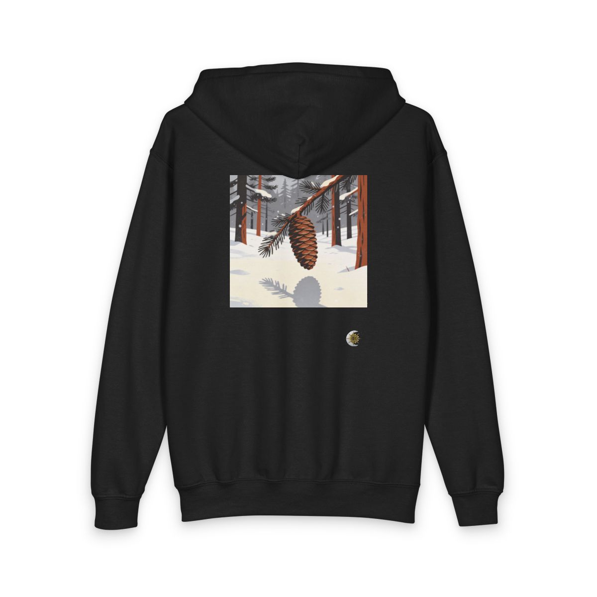 HD Winter Cone Youth Zip Hoodie