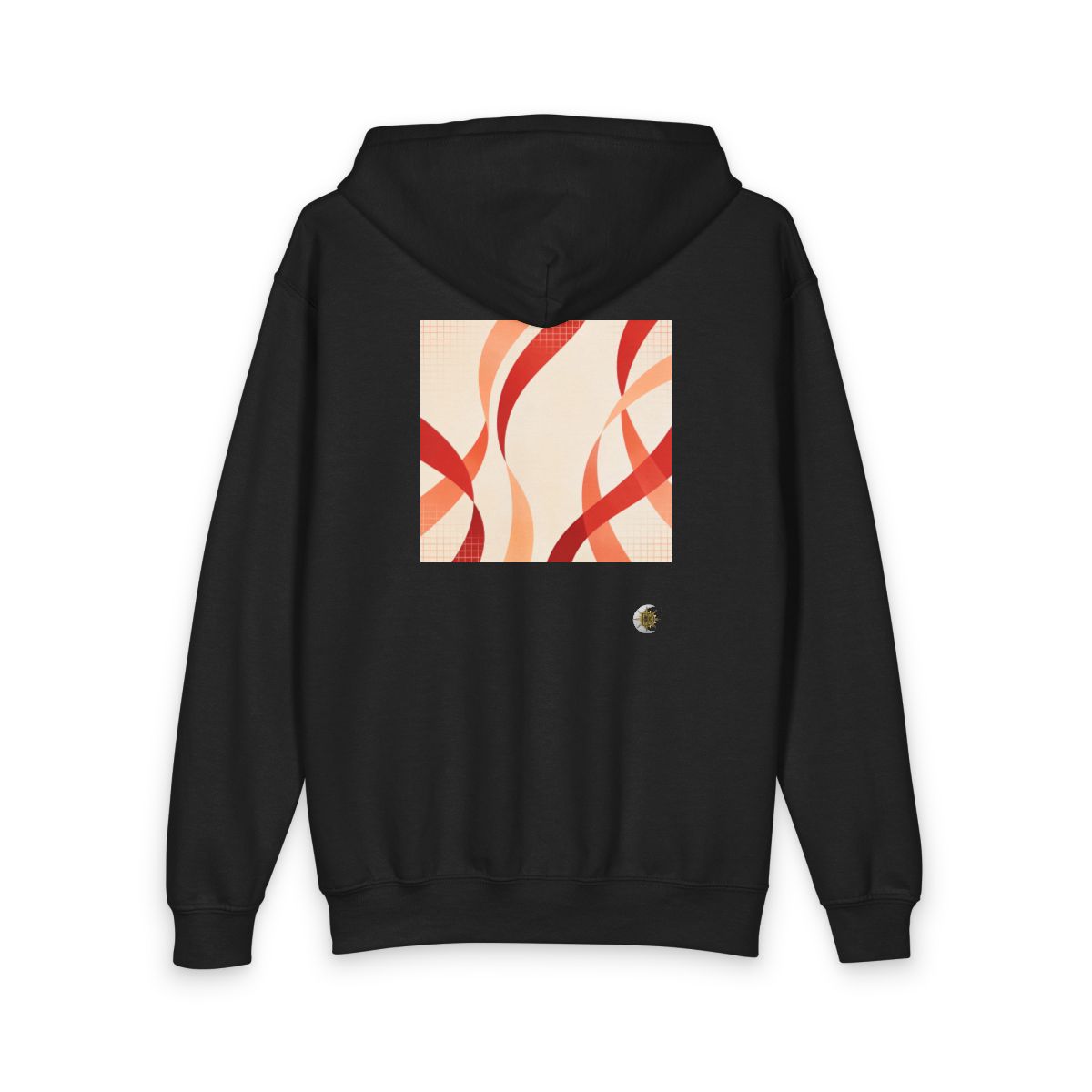 HD Rust Ribbons Youth Zip Hoodie