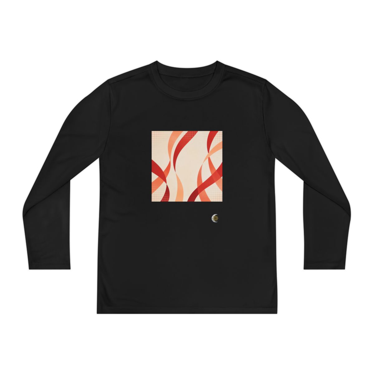 HD Rust Ribbons Youth Long Sleeve Competitor Tee