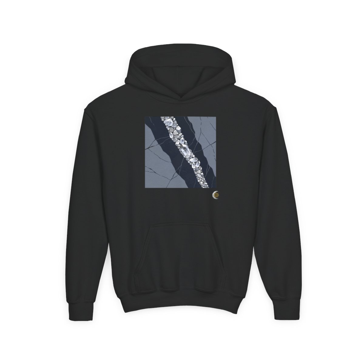 HD Silver Vein Youth Pullover Hoodie