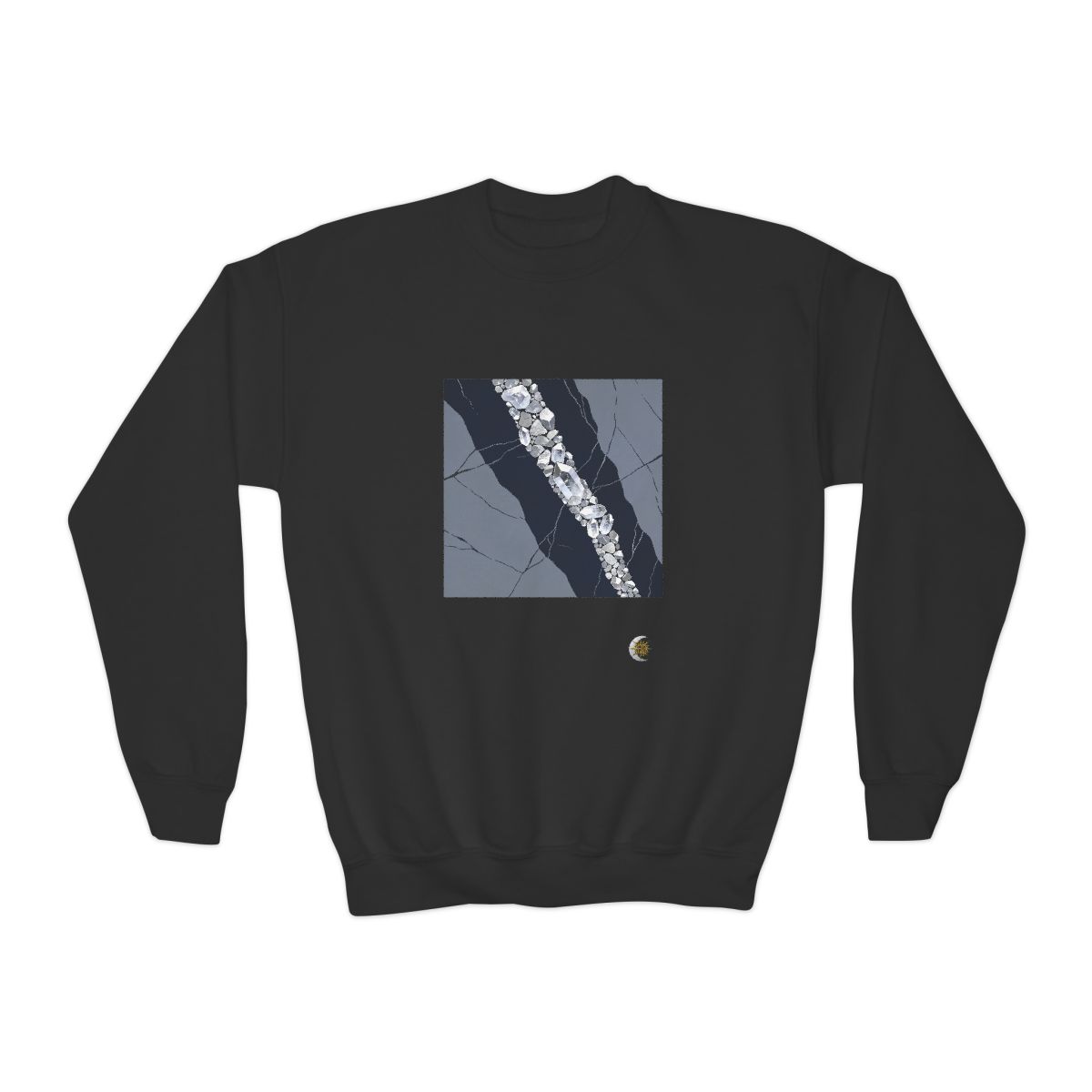 HD Silver Vein Youth Crewneck Sweatshirt