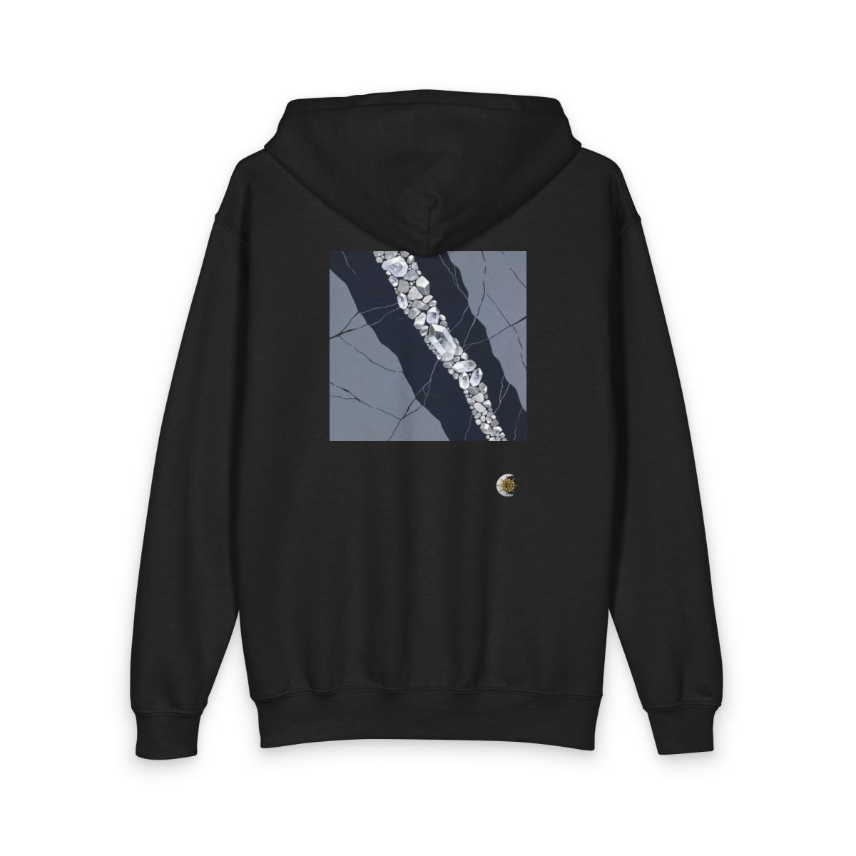 HD Silver Vein Youth Zip Hoodie
