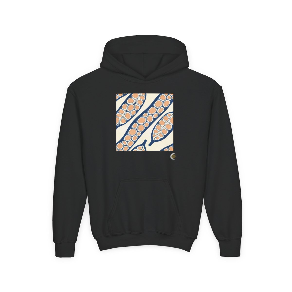 HD Apricot Seedpods Youth Pullover Hoodie