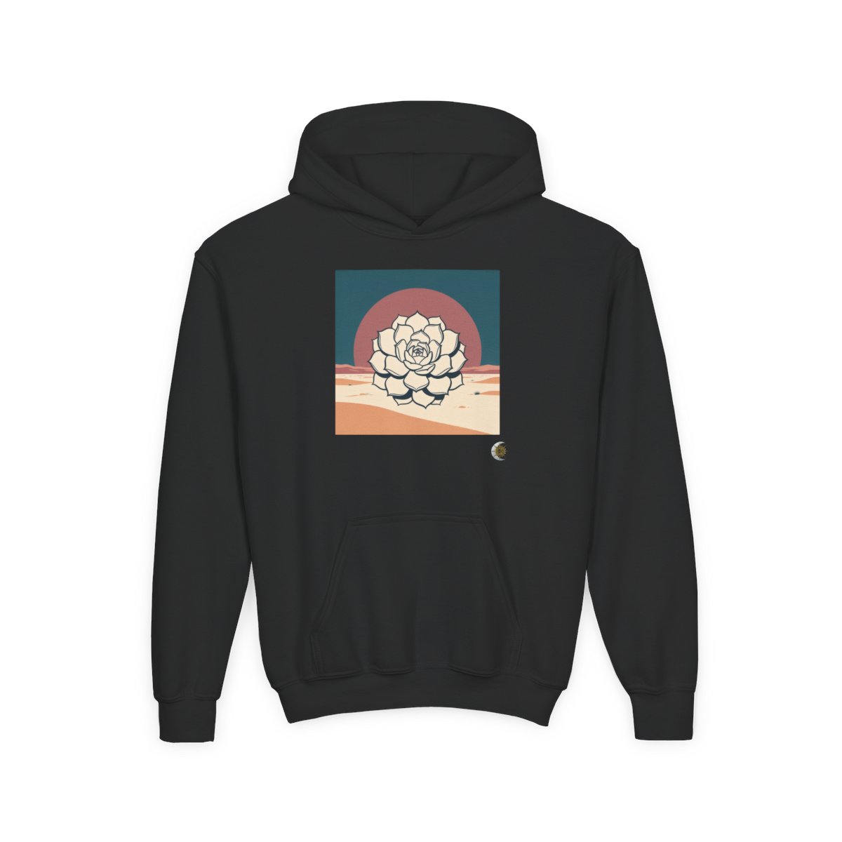 HD Desert Rosette Youth Pullover Hoodie