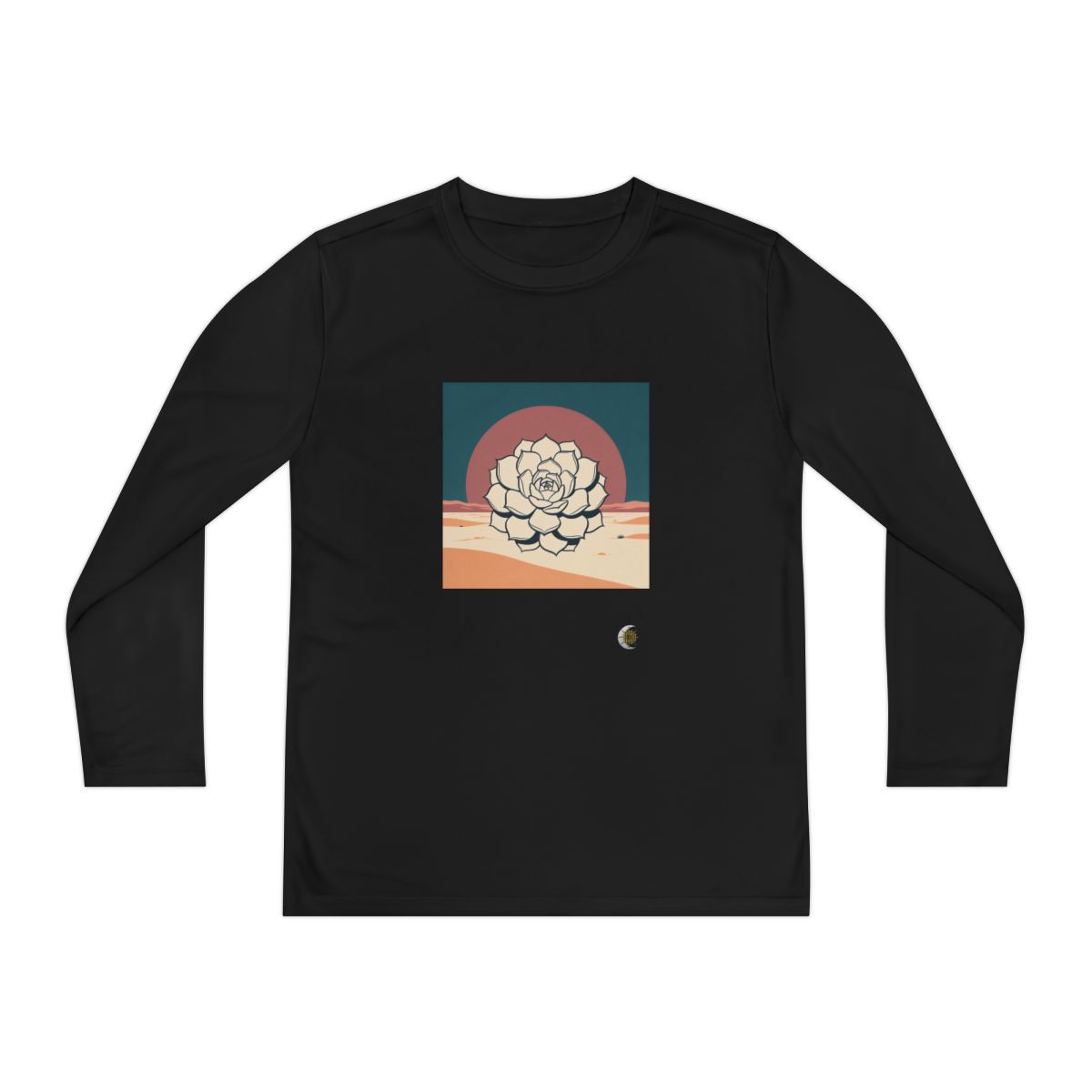 HD Desert Rosette Youth Long Sleeve Competitor Tee