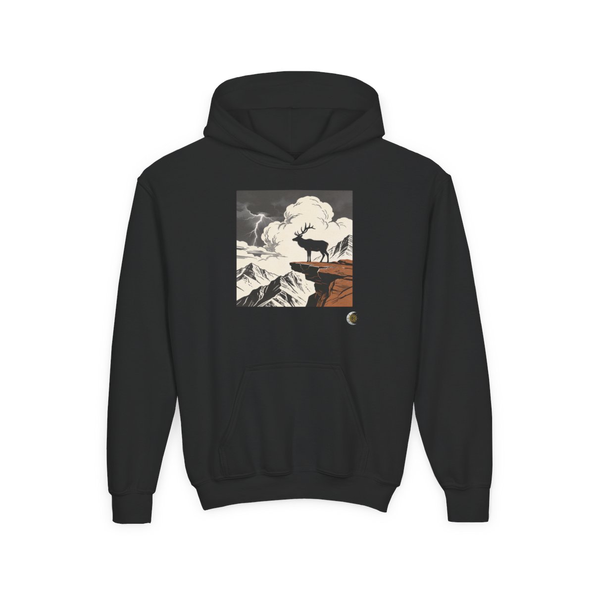 HD Ridge Elk Youth Pullover Hoodie