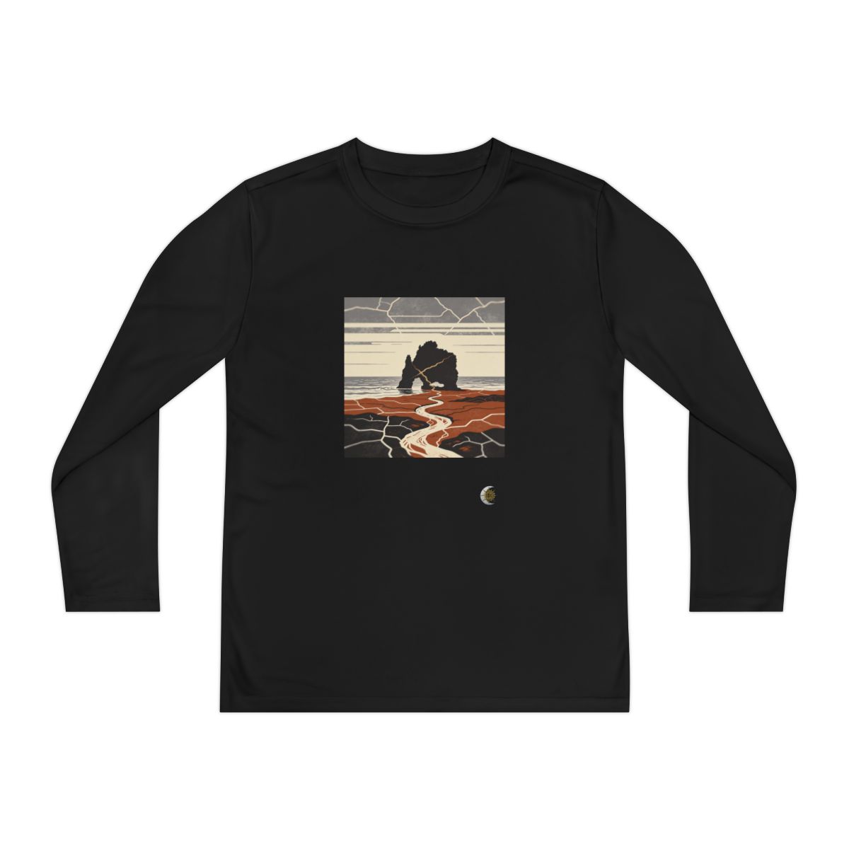 HD Copper Coast Arch Youth Long Sleeve Competitor Tee