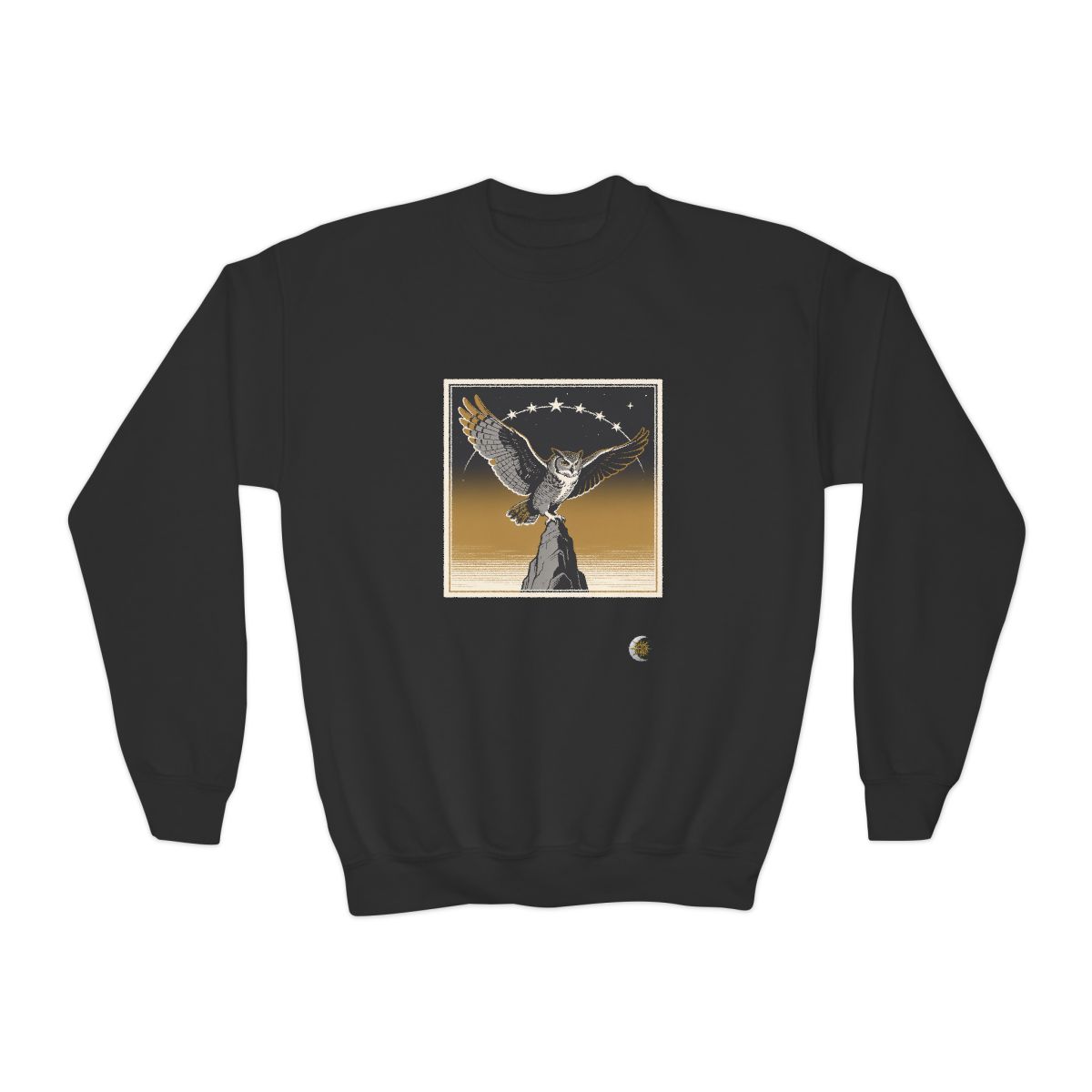 HD Golden Nightwatch Youth Crewneck Sweatshirt