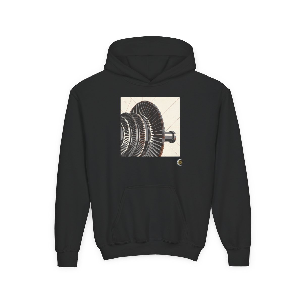HD Copper Turbine Youth Pullover Hoodie