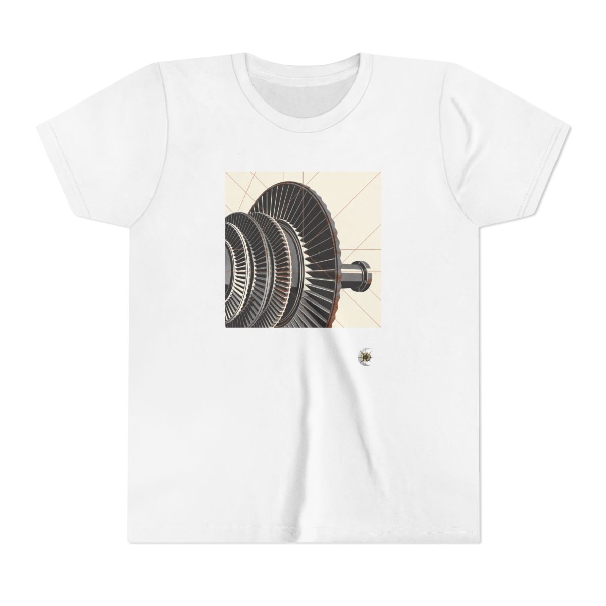 HD Copper Turbine Youth Short Sleeve Tee