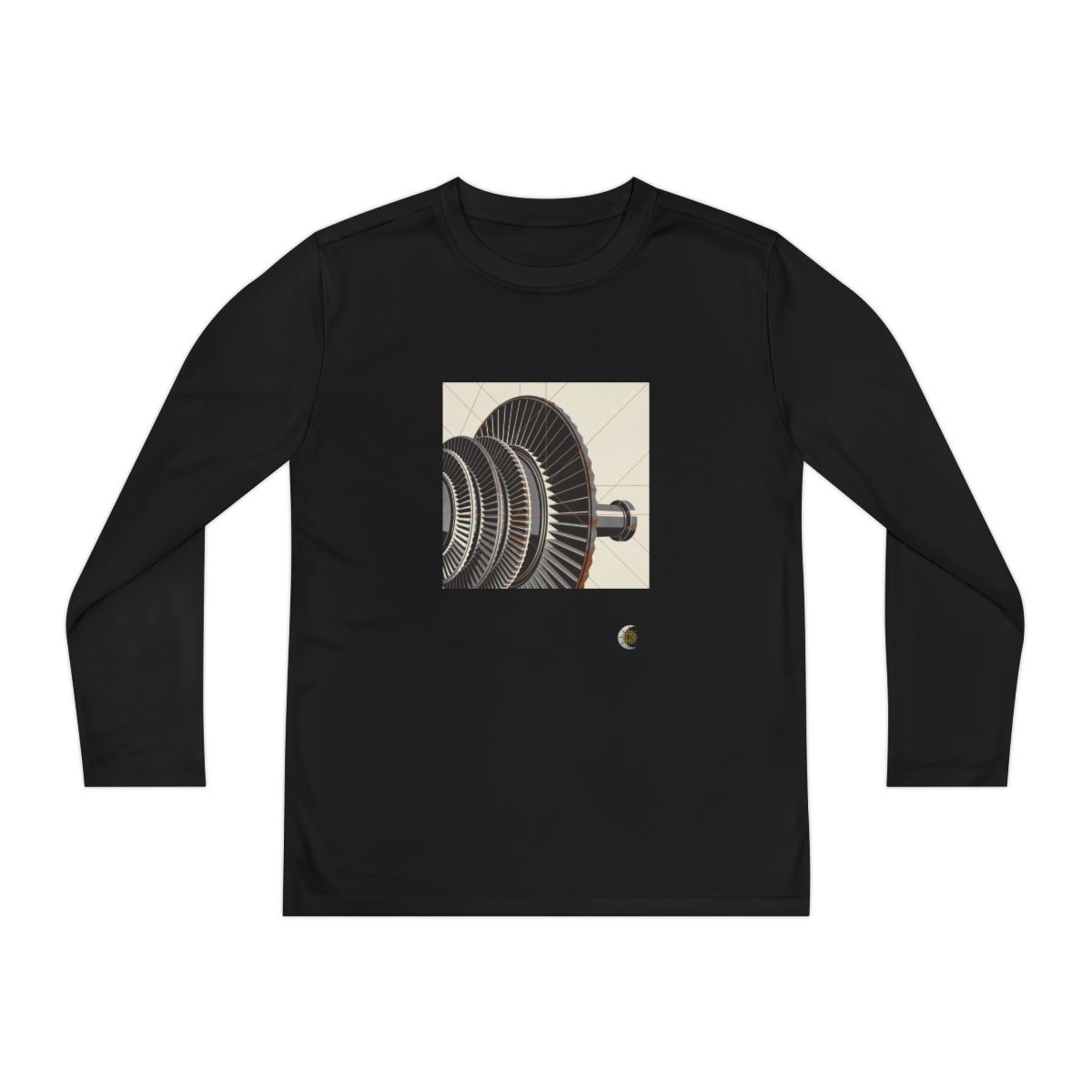 HD Copper Turbine Youth Long Sleeve Competitor Tee