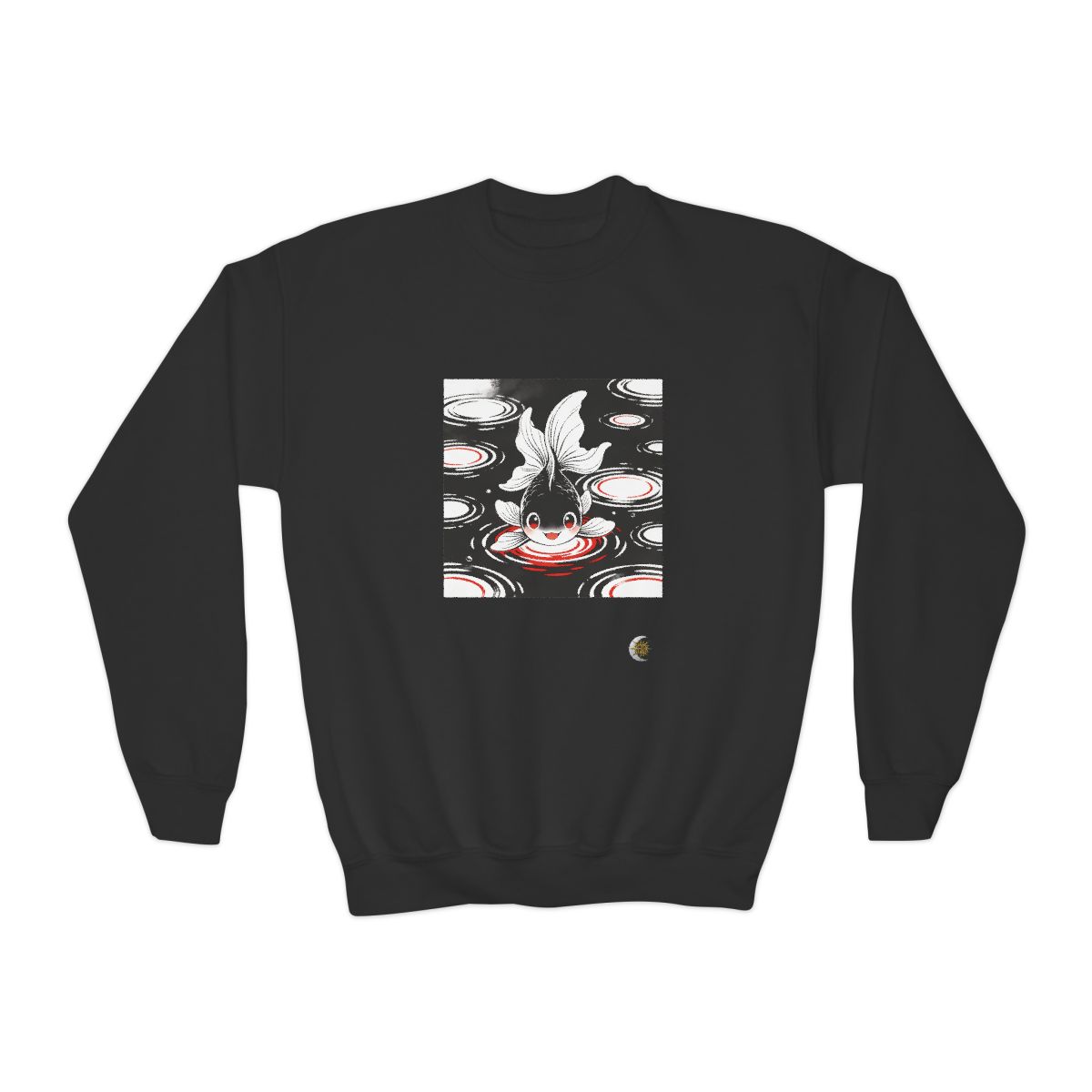 HD Ripplefin Friend Youth Crewneck Sweatshirt