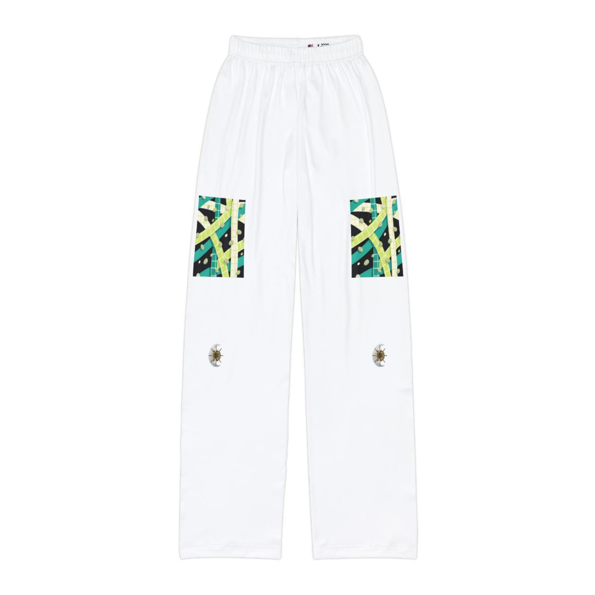 HD Teal Grid Kids Lounge Pants