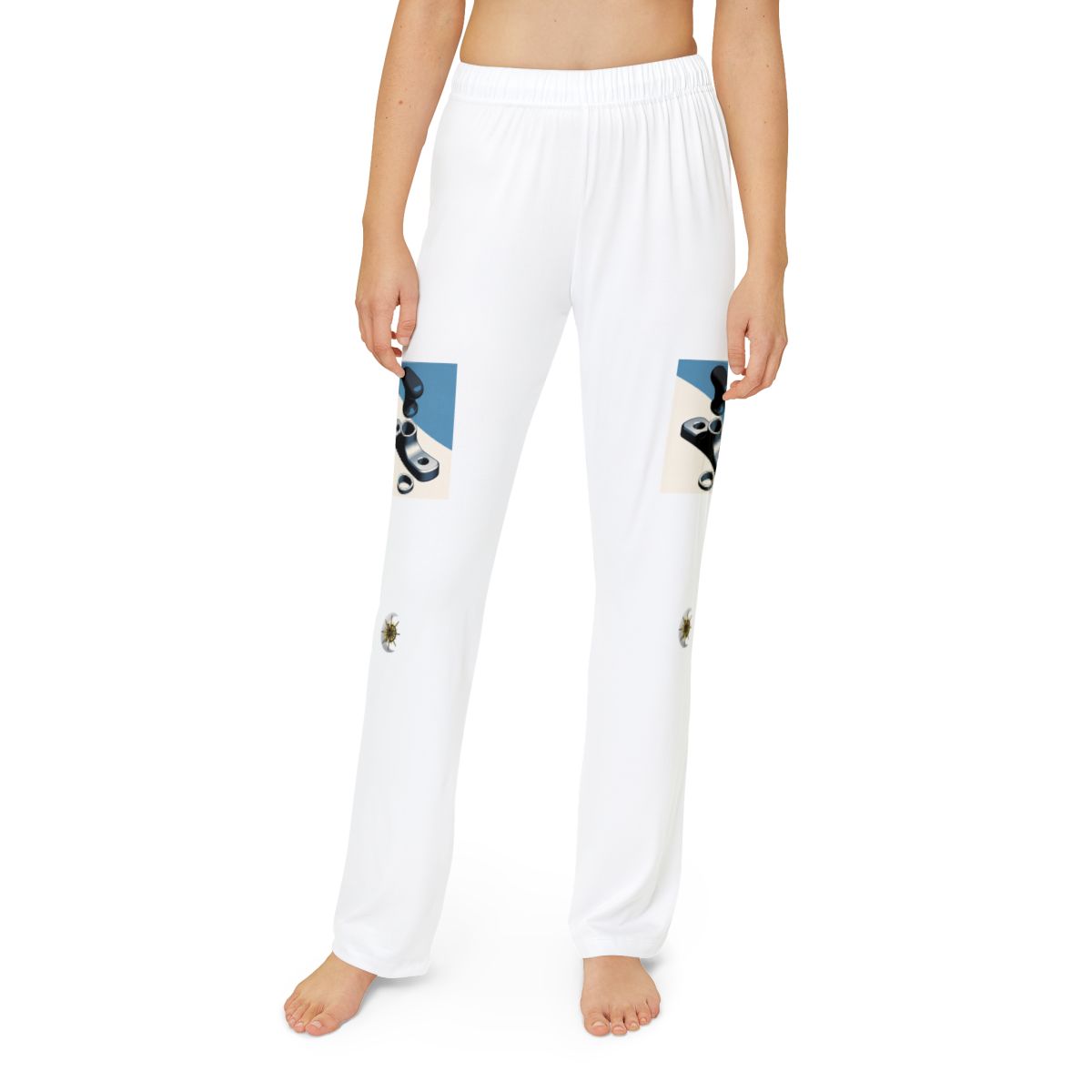 HD Workshop Forms kids lounge pants shown worn from the front