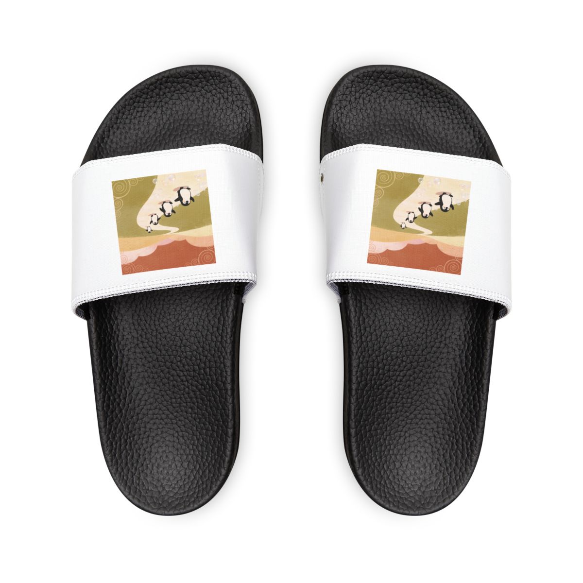 HD Ambertrail Penguins Youth Removable-Strap Sandals