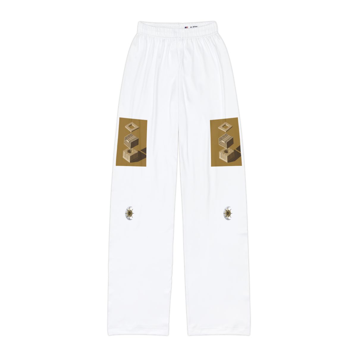 HD Ochre Lattice Kids Lounge Pants