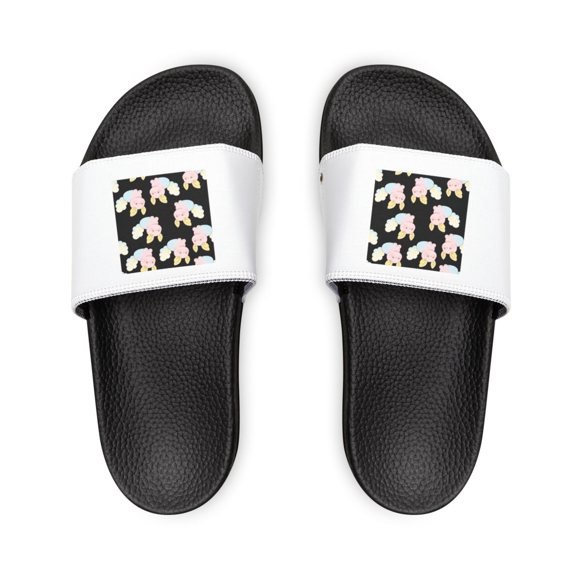 HD Pastel Leafpuffs Youth Removable-Strap Sandals