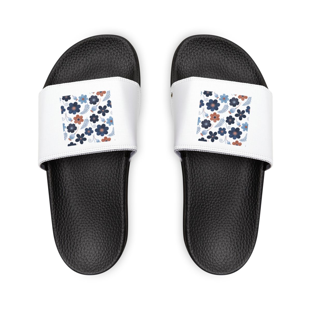 HD Midnight Meadow Florals Youth Removable-Strap Sandals