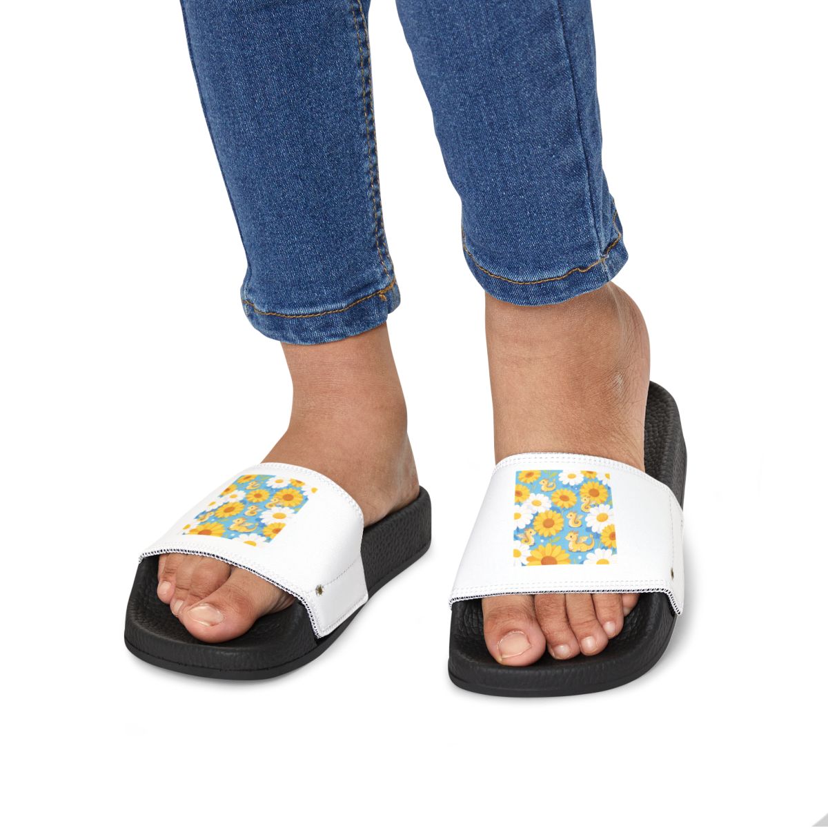HD Sunshine Dragonlings youth sandals shown worn