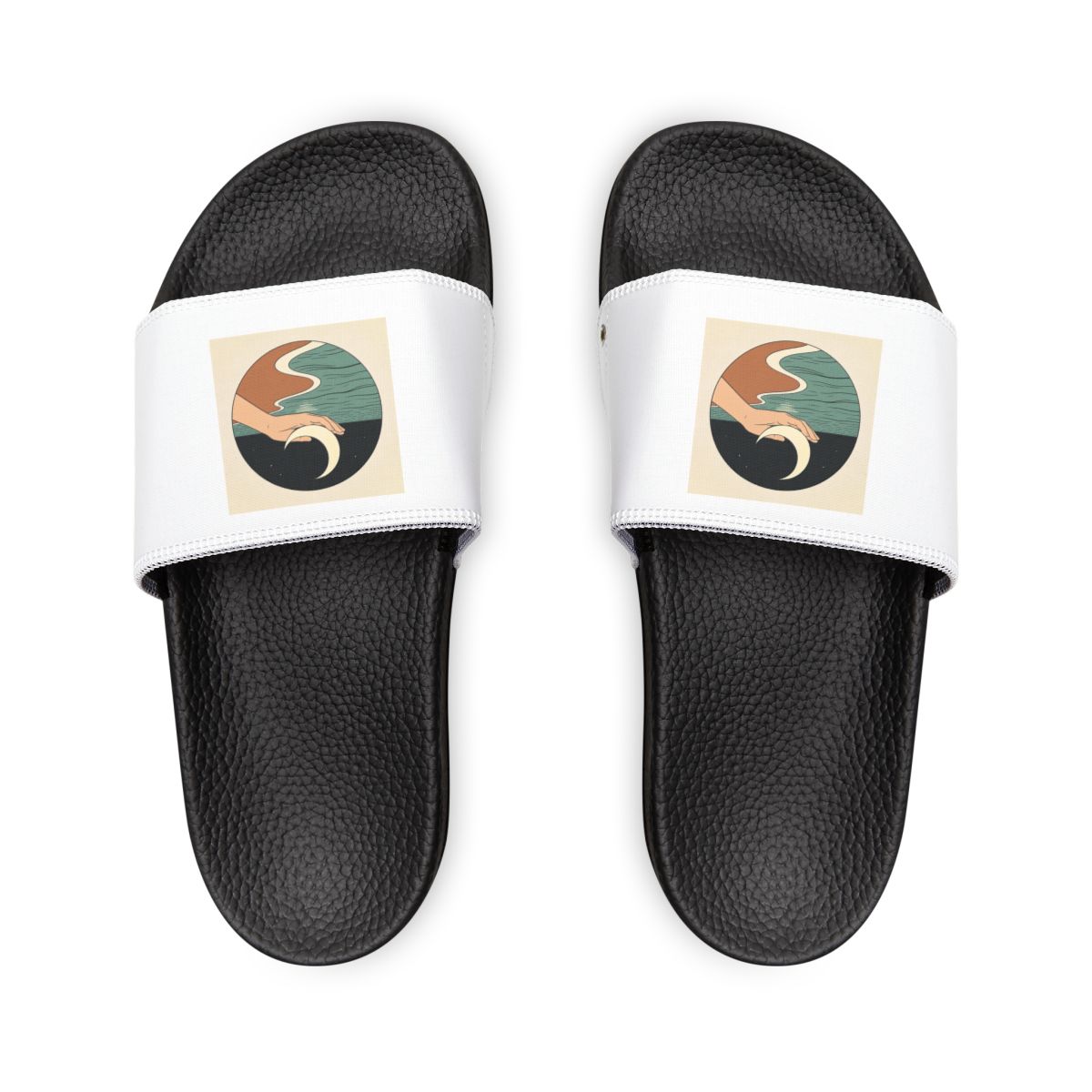 HD Moon in Hand Youth Removable-Strap Sandals