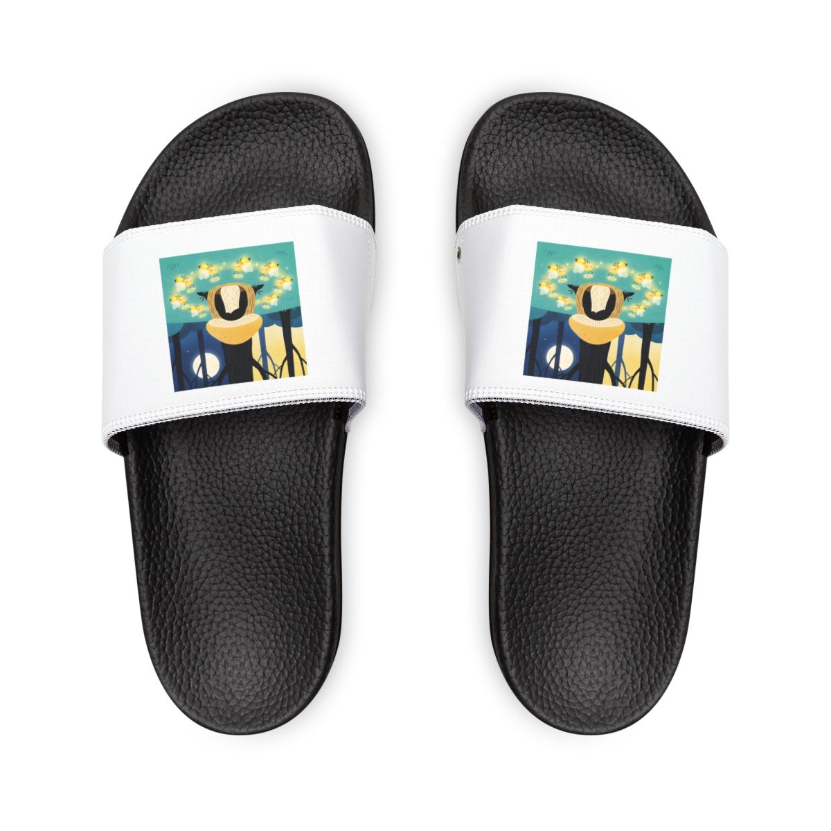 HD Moonlit Honey Circle Youth Removable-Strap Sandals