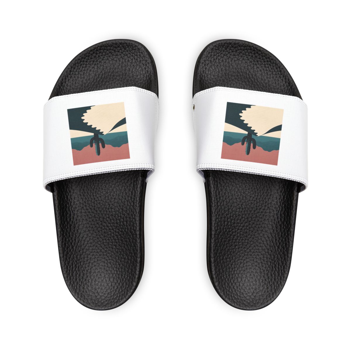 HD Desert Rose Cactus Youth Removable-Strap Sandals