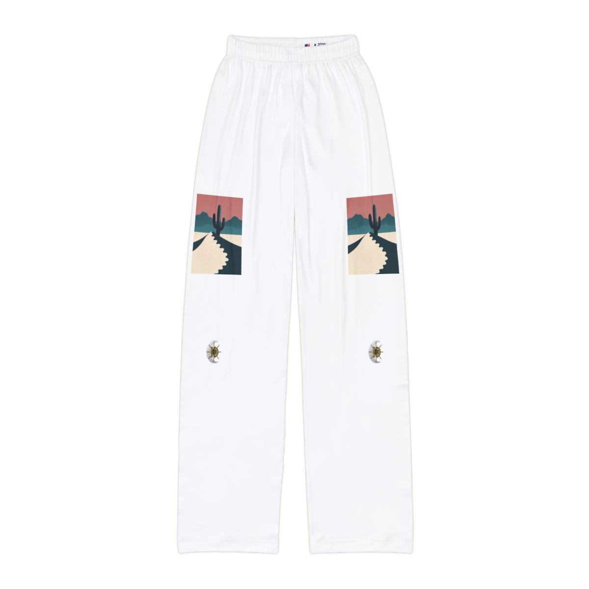 HD Desert Rose Cactus Kids Lounge Pants