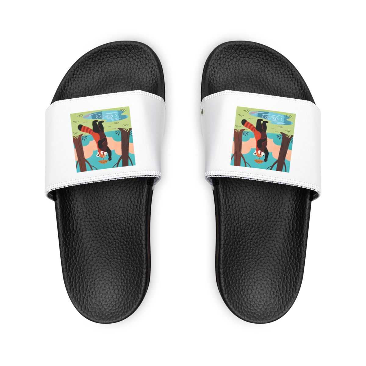HD Leafplay Red Panda Youth Removable-Strap Sandals