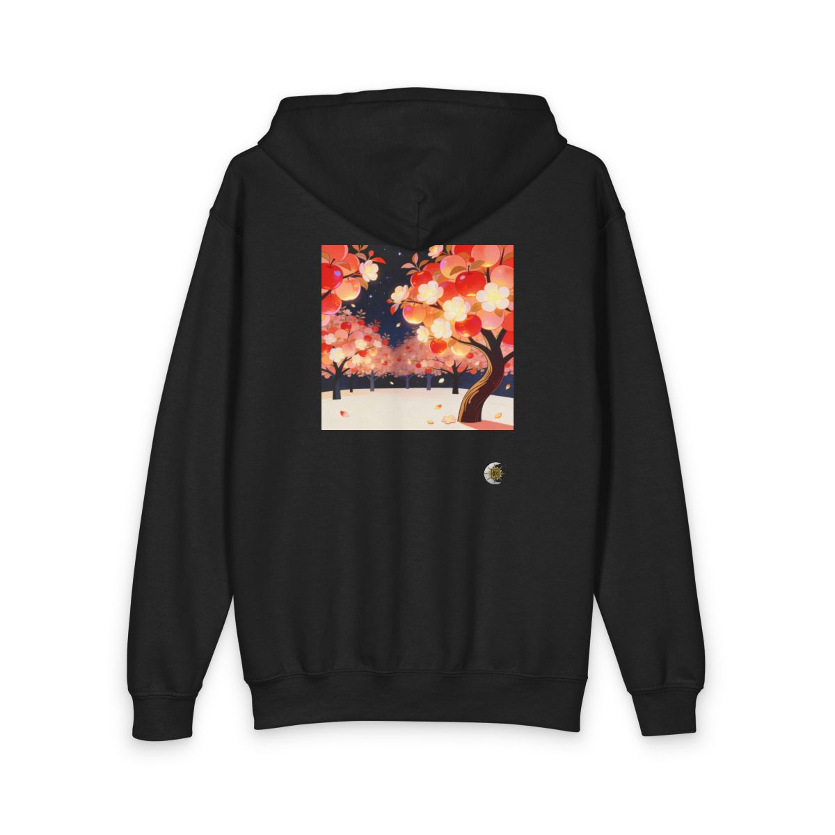 HD Emberblossom Orchard Youth Heavy Blend Zipped Hoodie
