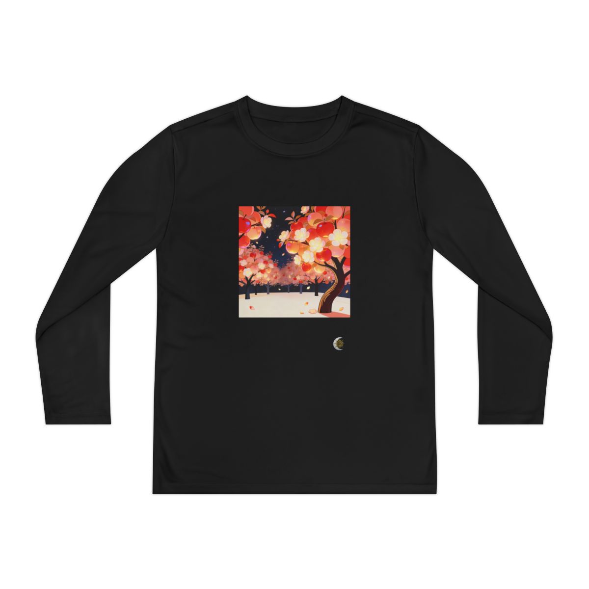 HD Emberblossom Orchard Youth Long Sleeve Competitor Tee