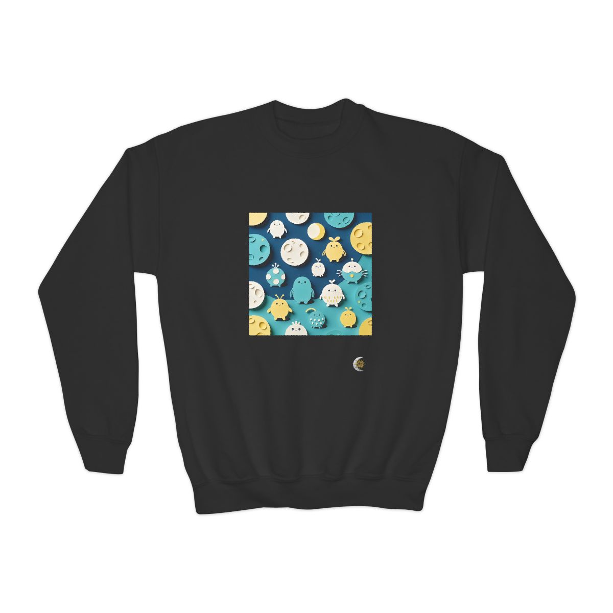 HD Moonbutton Friends Youth Crewneck Sweatshirt
