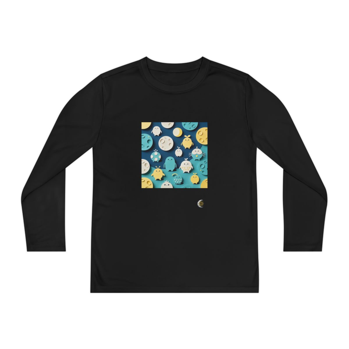 HD Moonbutton Friends Youth Long Sleeve Competitor Tee