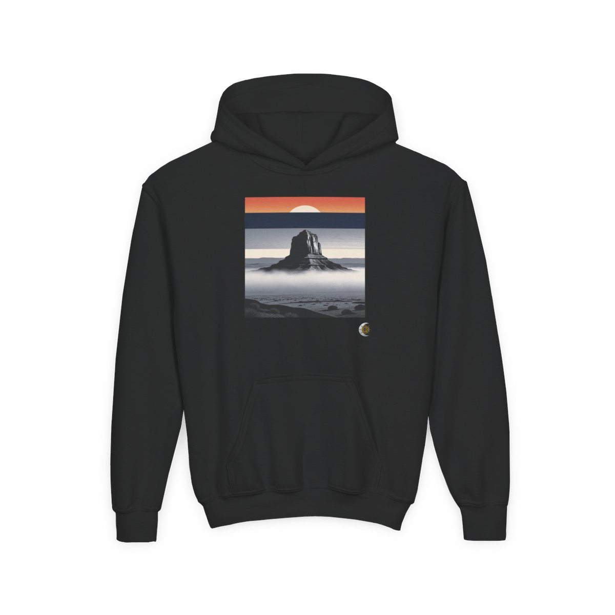 HD Desert Afterglow Youth Heavy Blend Hooded Sweatshirt